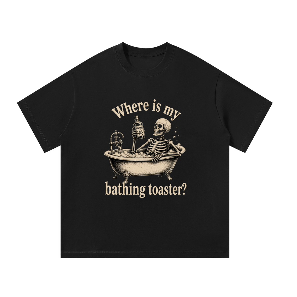 Toaster Bath Unisex Oversized T-Shirt