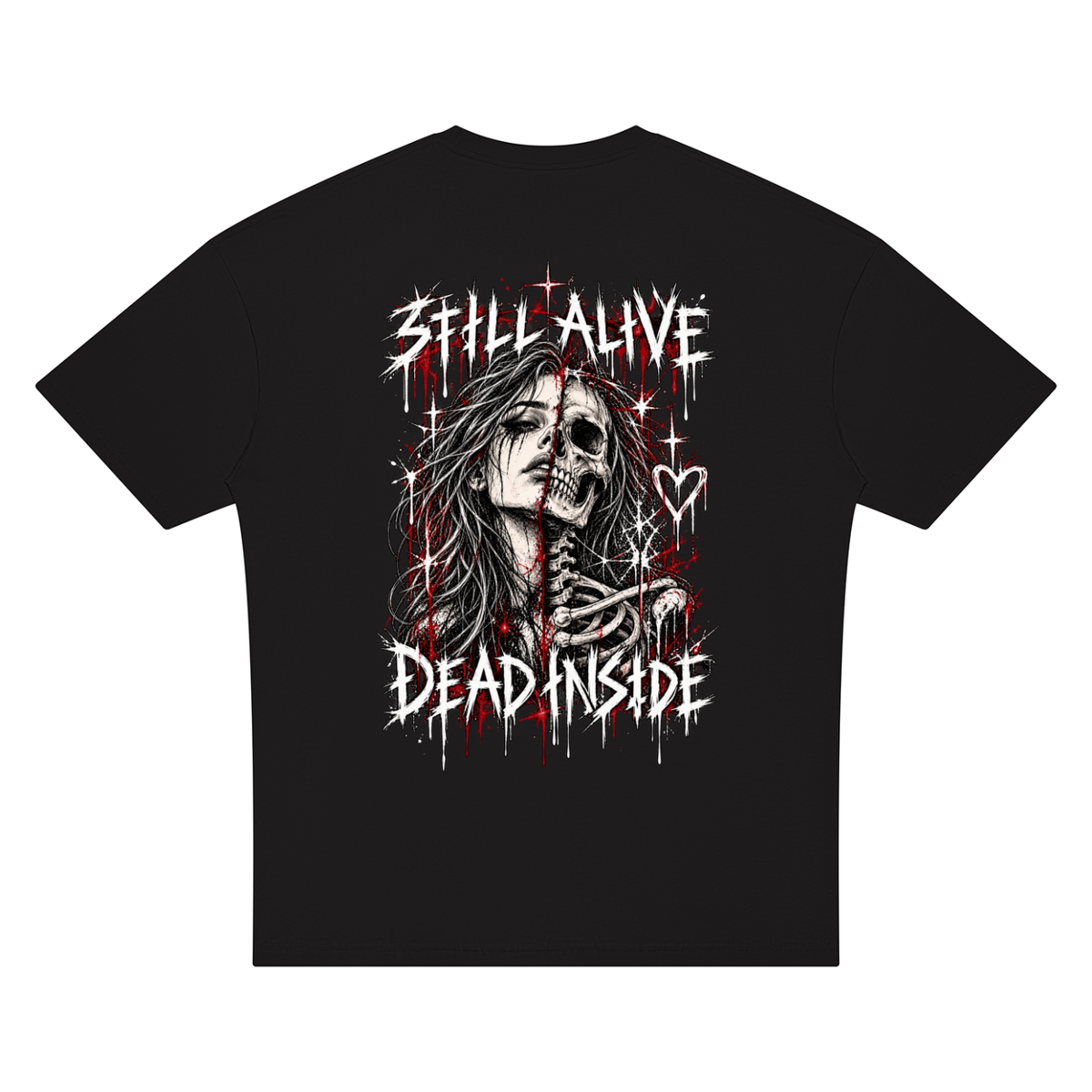 Dead Inside Unisex Oversized Drop Shoulder T-Shirt
