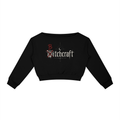 Witch with a B Women's Off-Shoulder Sweatshirt