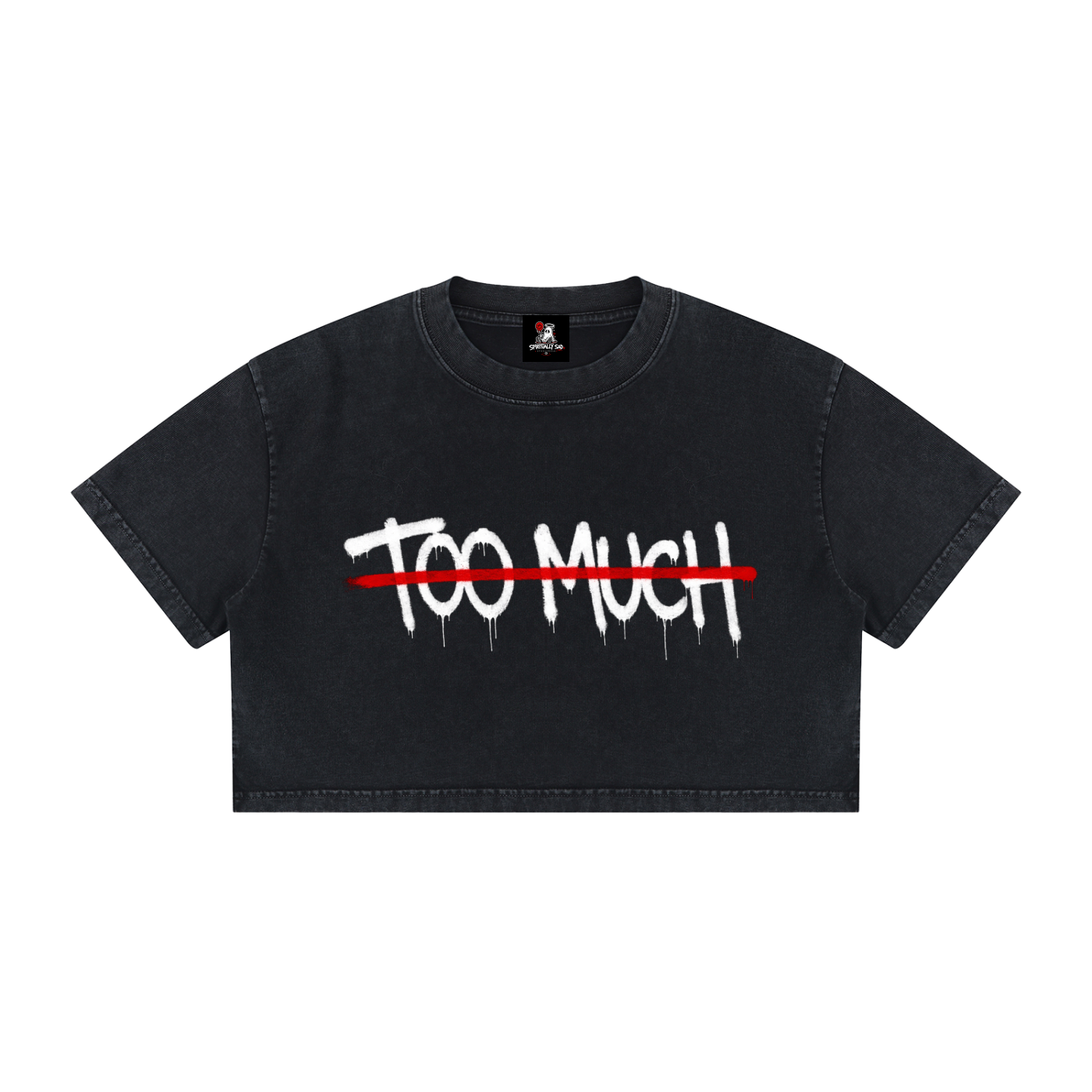 Too Much Cotton Crop T-Shirt