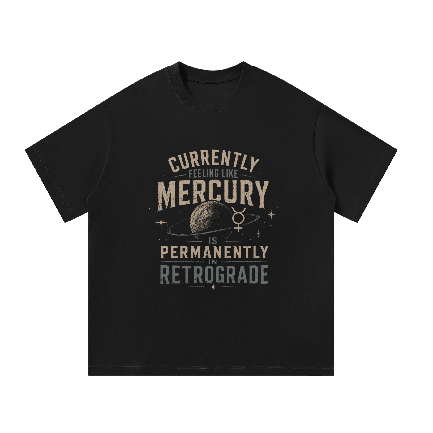 Mercury In Retrograde Unisex Oversized T-Shirt