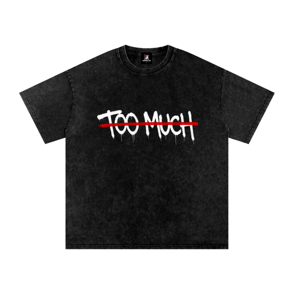 Too Much Oversized Cotton T-Shirt
