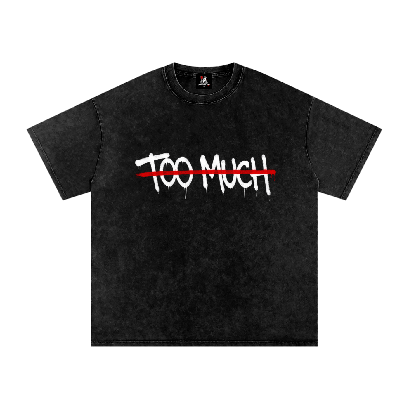 Too Much Oversized Cotton T-Shirt