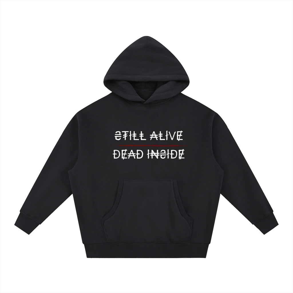 Dead Inside Oversized Fleece Hoodie