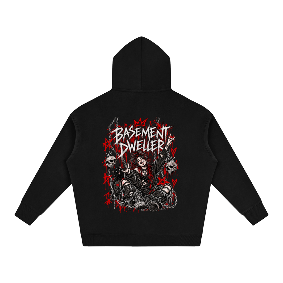 Basement Dweller 2.0 Oversize Fleeced Hoodie