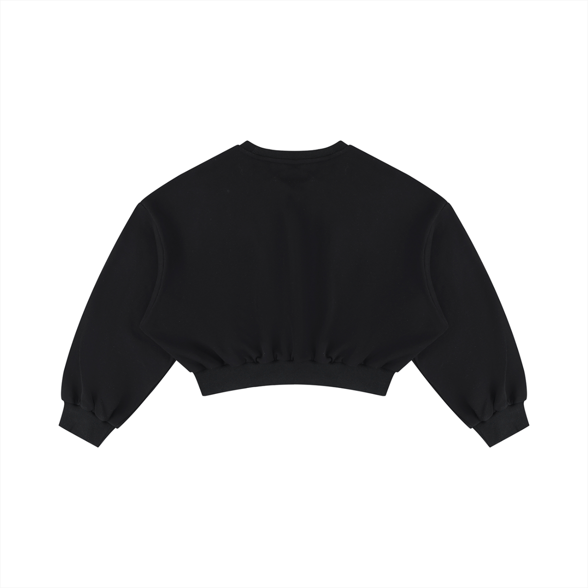 Witch with a B Women's Boxy Cropped Crewneck Sweatshirt
