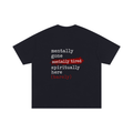Checked out Unisex Oversized Cotton T-Shirt