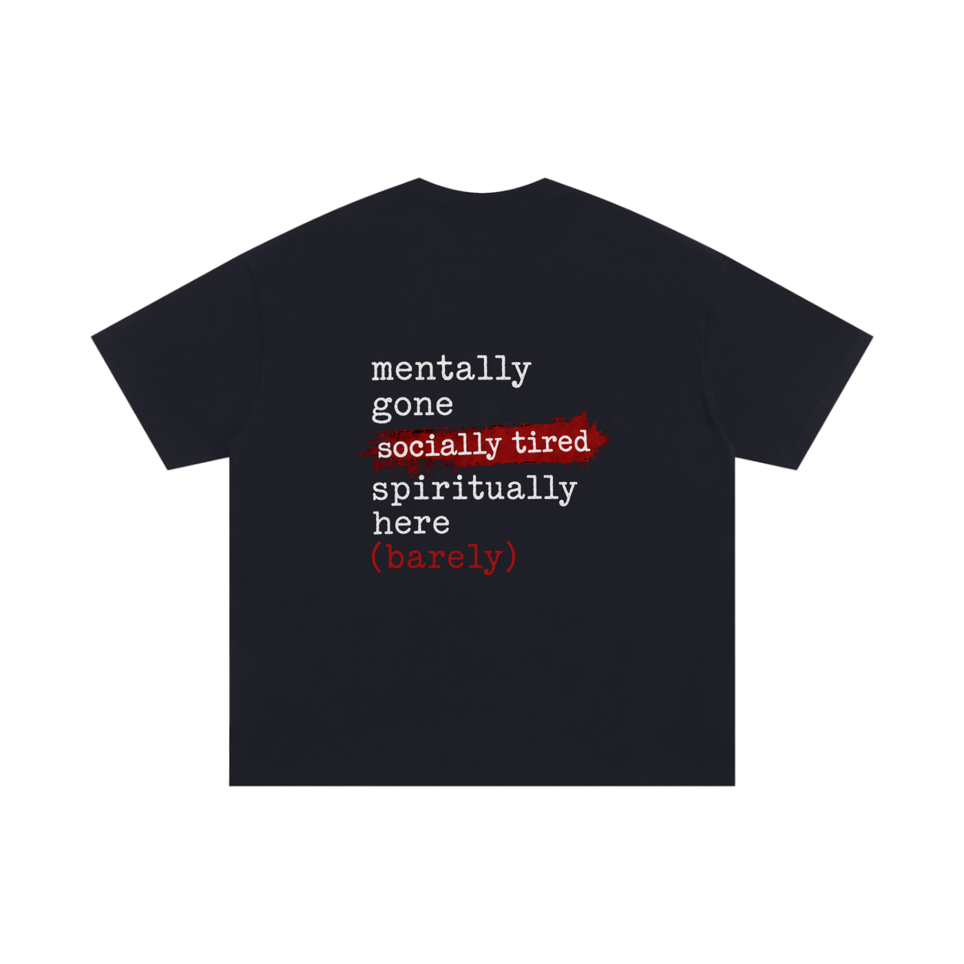 Checked out Unisex Oversized Cotton T-Shirt