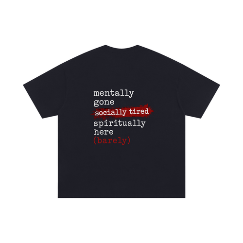 Checked out Unisex Oversized Cotton T-Shirt