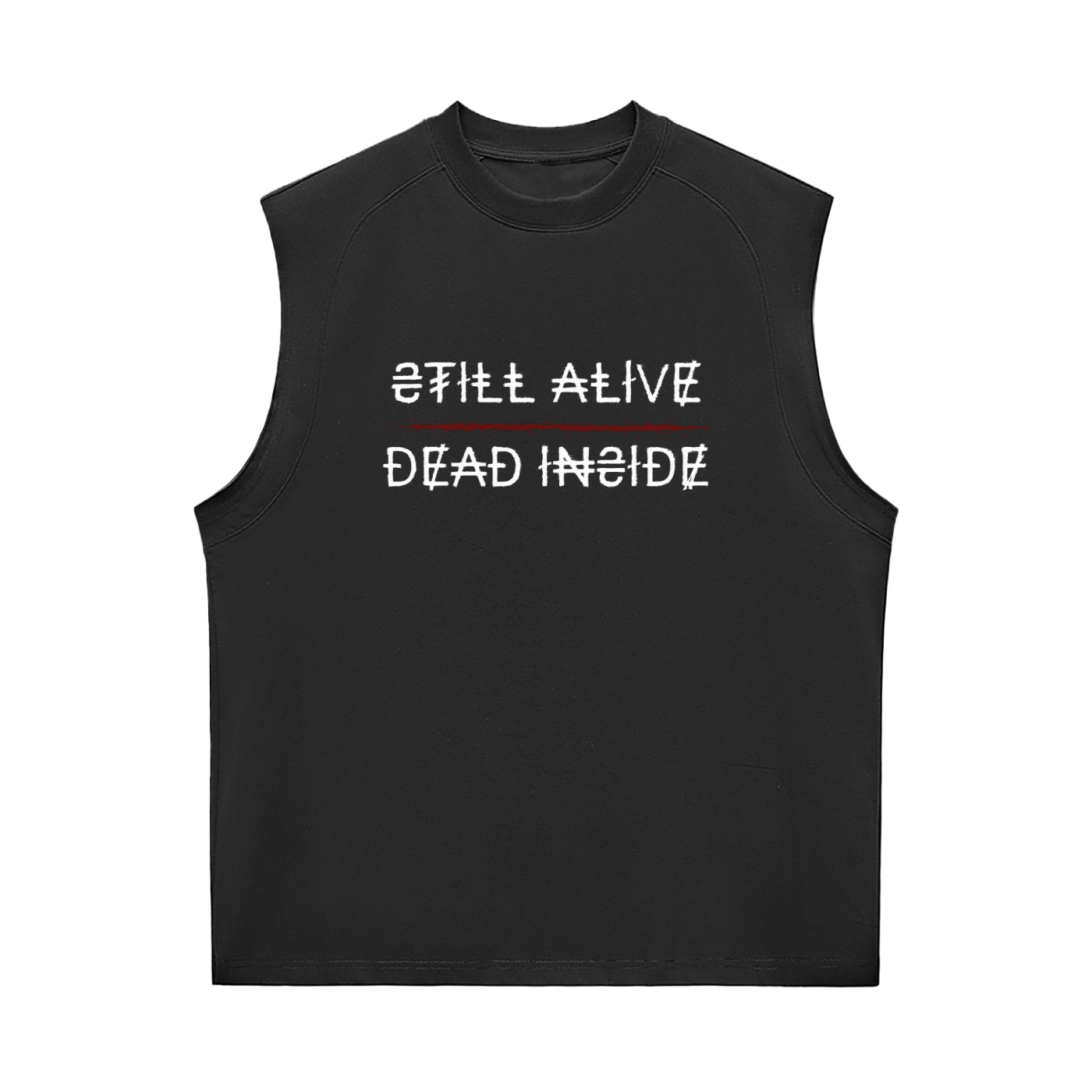 Mens Dead Inside Tank Top