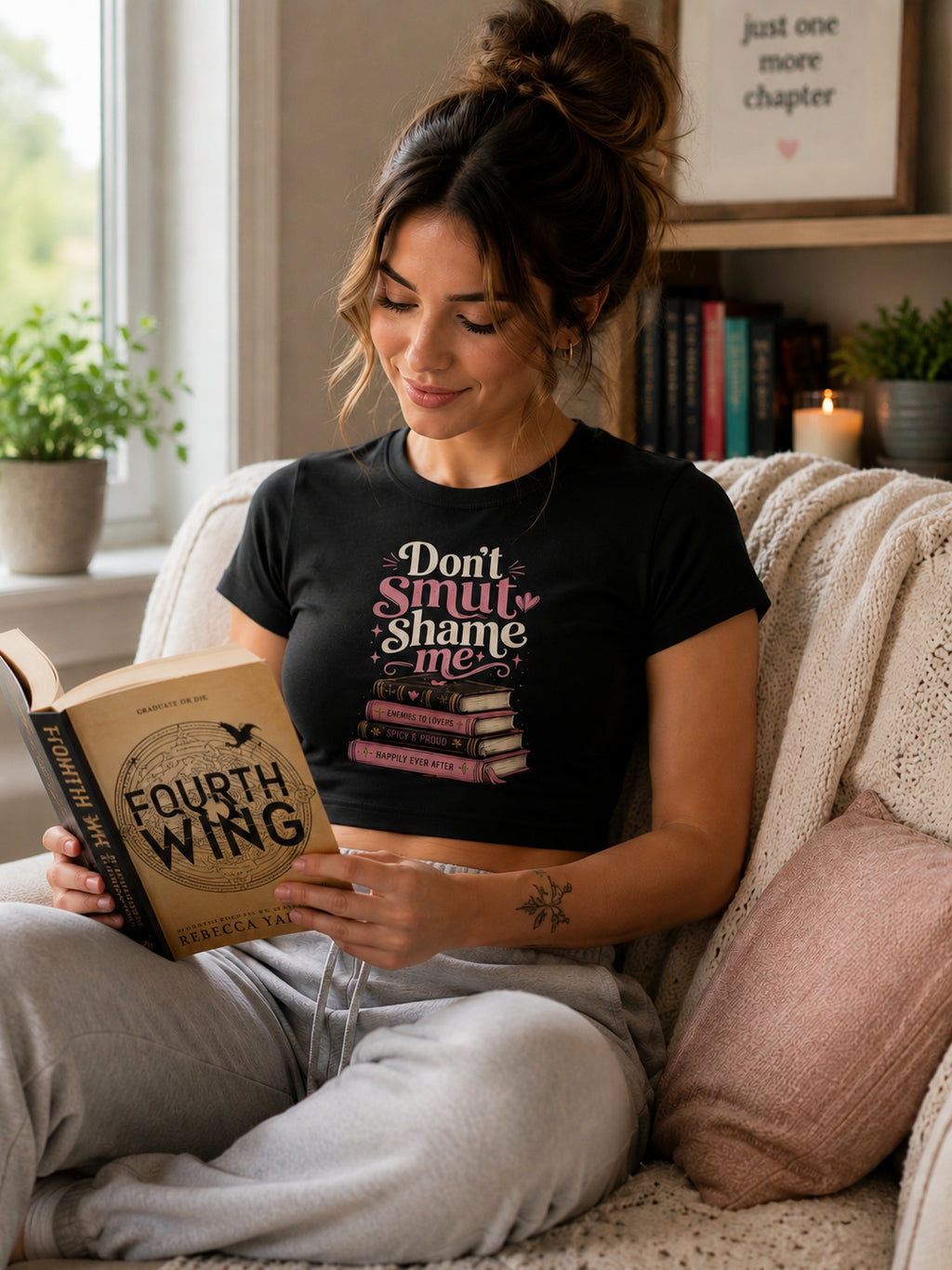 Don't Smut Shame Me Women's Cropped T-Shirt