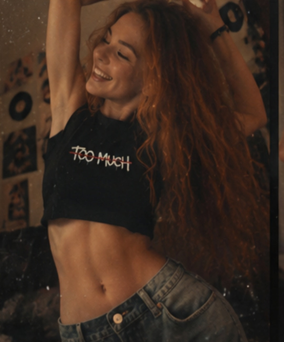 Too Much Crop Tank Top