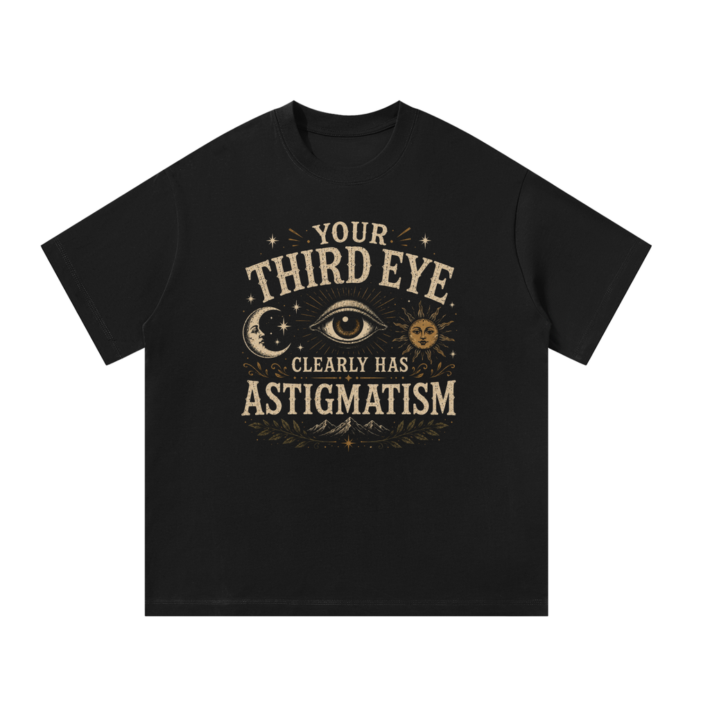Astigmatism Unisex Oversized T-Shirt