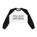 Dead Inside Crop Sweatshirt
