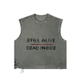 Distressed Dead Inside Tank Top
