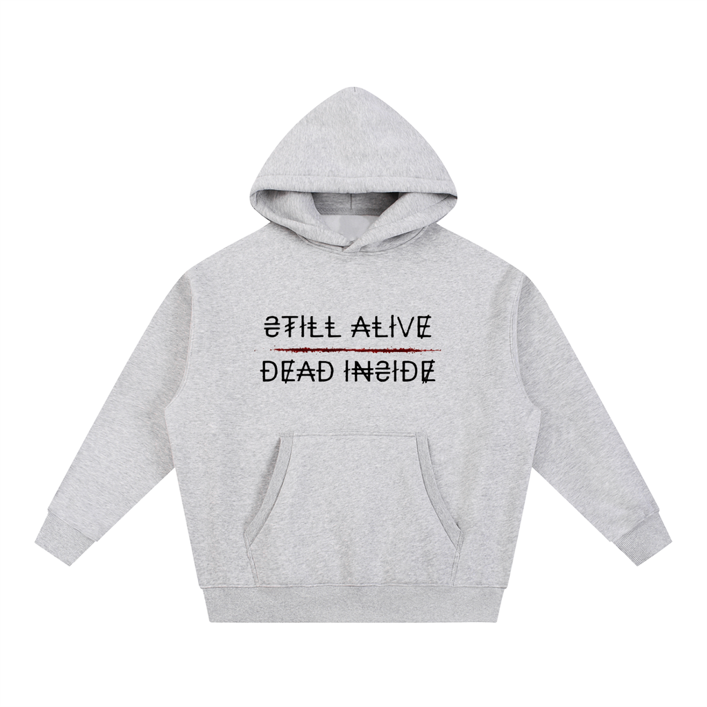Dead Inside Oversized Fleece Hoodie
