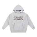 Dead Inside Oversized Fleece Hoodie